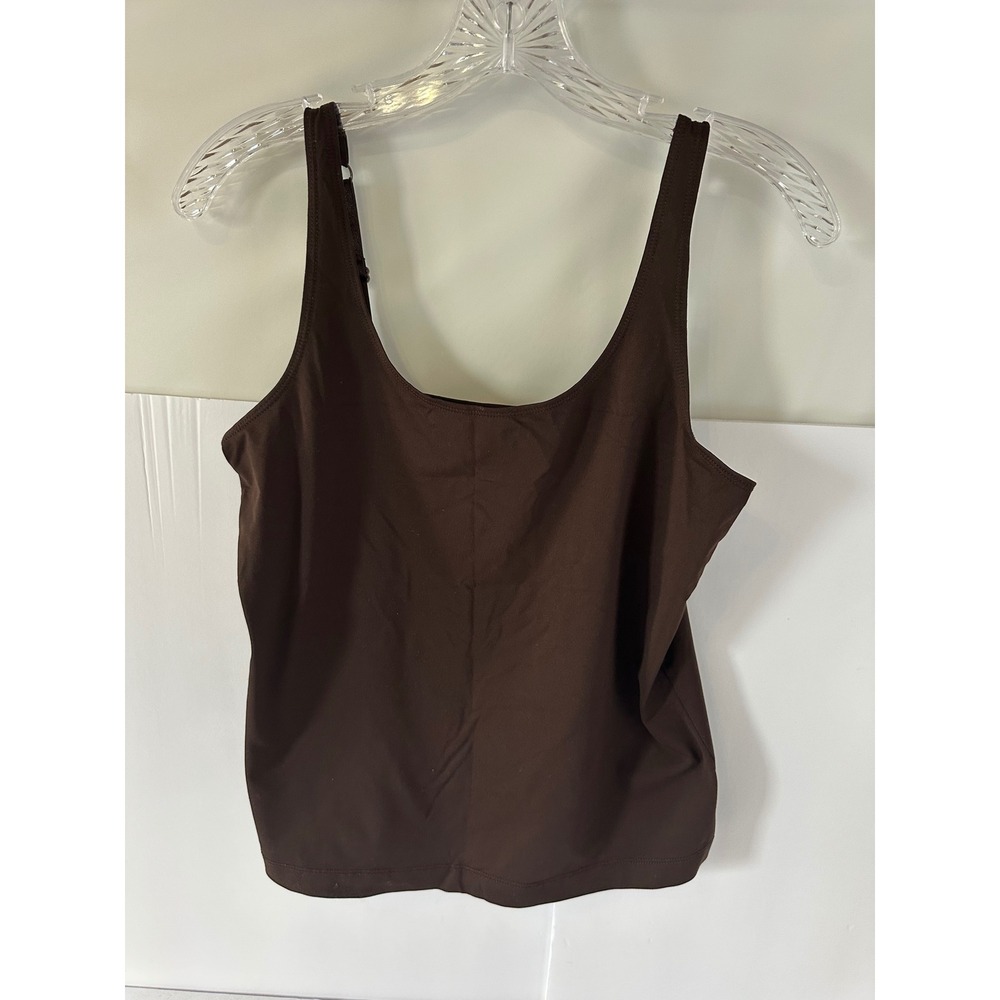 Chico's Cami Adjustable Straps Brown‎ Sleeveless Size 1